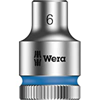 Wera 05003551001 Llave de Vaso con Arrastre- 3-8&quot-- 6 mm